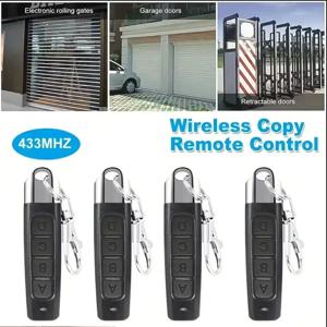1/50PCS 433mhz 리모컨 복제기 범용 리모컨 키 복사 클론 교체 차고 문 키체인 433.92Mhz 송신기