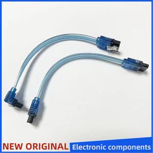 5PCS SATA3 고속 하드 드라이브 데이터 케이블 SATA 8P 3.0 III 6GB/S 15/20/30/50cm 직선 및 곡선 헤드 양면 철 파편