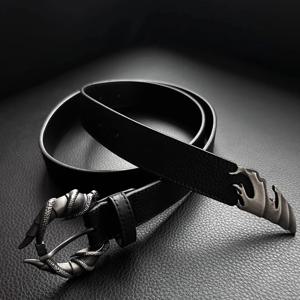 정품 가죽 남성 여성 빈티지 코르셋 여성 Cummerbund 코트 허리띠 드레스 Decration 와이드 벨트 J1523