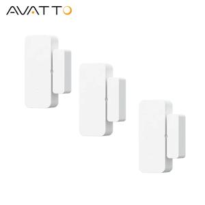 AVATTO 투야 와이파이 도어 센서 스마트 도어 창 감지기 홈 보안 알람 앱 원격 제어, Alexa 및 Google Home과 호환