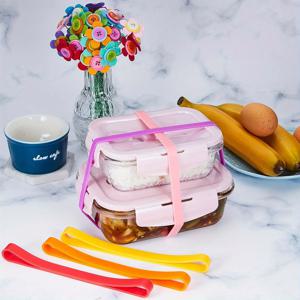 대형 실리콘 고무 밴드 10개, 탄력 있는 고무 랩핑 밴드, 노트북, 사무실, 야외 장비, 선물용 특대형 고무 밴드