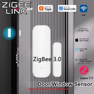 Zigbee 3.0 도어 센서 창문 센서 접촉 센서 Zigbee 허브 필요, 홈 어시스턴트, 얀덱스 알렉사, ZHA, Zigbee2MQTT와 함께 작동