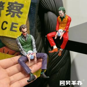 2025년 10cm 지붕 장식 조커 히스 레저 앉은 자세 피규어 자동차 인형 테일 및 루프 펜던트 모델 스태츄 수집용 장난감