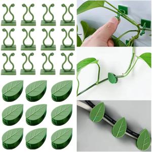 식물 덩굴 고정기 보이지 않는 식물 등반 벽 고정 클립 자가 접착 훅 실내외 사용 가능 꼬임 또는 고정형