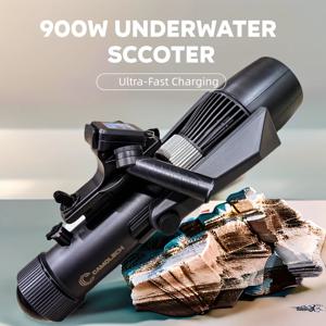 카몰레치 900W 수중 추진 장치 (패들보드용) – 탈부착 가능 디자인, 16000mAh 배터리, 다이빙에 이상적