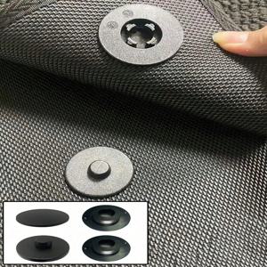 8/16/32개 유니버설 자동차 바닥 매트 고정 장치, 이중층 플라스틱 스냅 버튼(안전한 그립), 원형 프레스 스터드, 이동 방지용