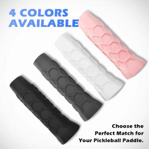 BA-고탄성 실리콘 핸들 보호 커버 팔각형 허니콤 피클볼 패들 라켓 그립 커버 액세서리