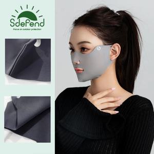 야외 스포츠 러닝 얼굴 보호 마스크 귀걸이형 오픈 마우스 코 통기성 자외선 차단 마스크