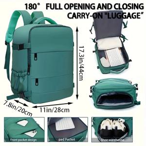 우아하고 실용적인 멀티 컬러 백팩, 멀티 포켓 디자인, 조절 가능한 스트랩, 출퇴근용 가벼운 캐주얼 가방