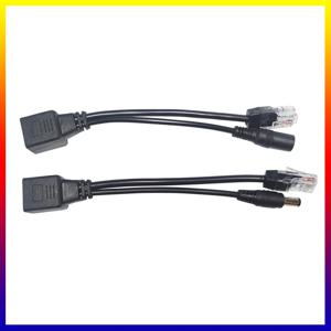 핫 POE 케이블 패시브 파워 오버 이더넷 어댑터 케이블 POE 스플리터 인젝터 전원 공급 모듈 12-48v IP 카메라용