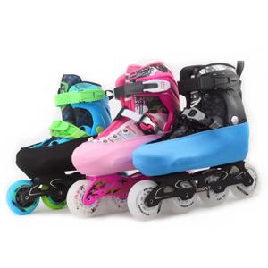 스크래치 방지 롤러 스케이트 신발 커버 경량 스피드 스케이팅 아이스 스케이트 부츠 커버 신축성 두꺼운