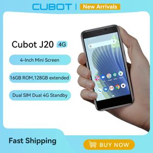 Cubot J20, Android 12, 4인치 미니 스크린, 16GB / 32GB ROM(128GB 확장), 듀얼 SIM 4G, 2350mAh 배터리, 5MP 후면 카메라,  WIFI, Bluetooth, GPS, 페이스ID