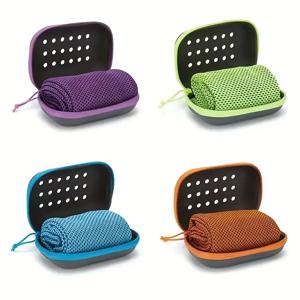 EVA 박스 콜드 스포츠 야외 쿨링 피트니스 타올, 흡수 즉시 건조 콜드 타올, 1 개, 신제품