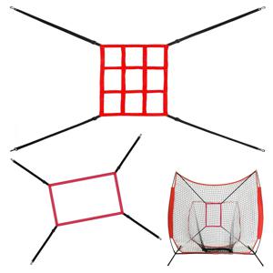 스트라이크 존 타겟 조정 가능한 야구 소프트볼 피칭 타겟 연습 정확도 훈련 야구 소프트볼 네트 던지기