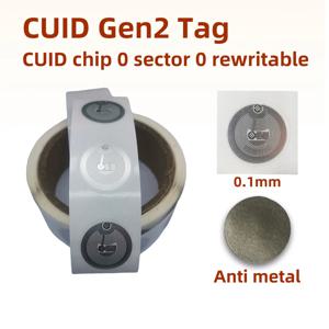cuid 스티커 습식 인레이 13.56mhz CUID 변경 가능 S50 1K rfid 태그 섹터 0 블록 0 UID 재기록 가능 NFC Andriod MCT 복사 복제