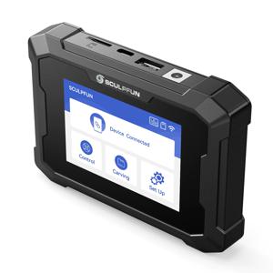 SCULPFUN TS1 레이저 조각기, 터치 스크린 3.5 인치 제어 터미널, 실시간 슬라이스 기능, SCULPFUN 앱과 함께 사용