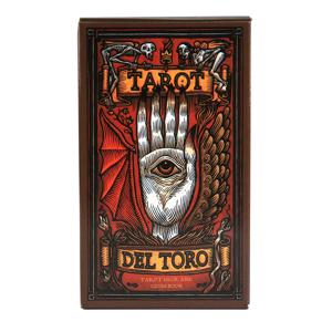 Tarot del A 타로 데크 및 가이드북 Guillermo del Toro의 세계에서 영감을 받음 참신한 책 초보자 카드 게임 데크 장난감