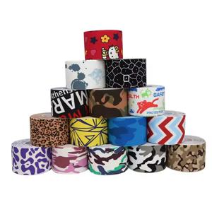 다양한 스타일의 자체 접착 무릎 패드, 피트니스 운동 밴드, 탄성 붕대, 끈끈한 랩 천, 근육 패치, 스포츠 용품