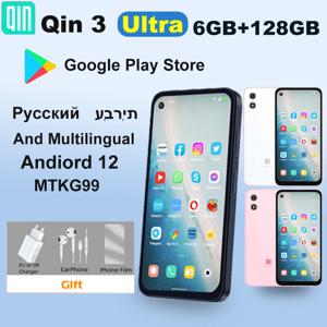 Qin 3 Ultra Google 버전 Play Store 글로벌 Android 12 MTK G99 5.02 인치 6GB 128GB 다국어 미니 스마트 폰