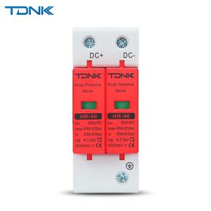 태양광 태양계 번개 보호를 위한 TDNK DC2P 시리즈 서지 보호 장치 500V 600V 800V 1000V