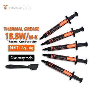 TUMMASTER CPU 열 페이스트 열 그리스 18.8W/m-k 게임용 PC 케이스 냉각 PS5 프로세서용 고열