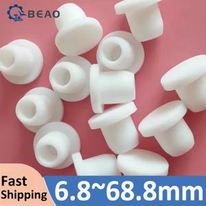 6.8MM~68.8MM 실리콘 플러그 흰색 고무 시험관 플러그 방수 홀 커버 밀봉 고온 저항