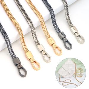 뱀뼈 체인 백 철제 플랫 백 체인 스트랩 액세서리 숄더 크로스 바디 핸드백 스트랩 교체 DIY 가방 제작