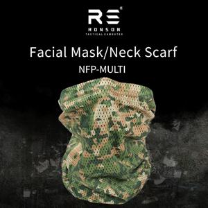 네덜란드 프랙탈 M19 NFP-멀티 위장 전술용 페이스 마스크 야외 라이딩 자외선 차단 넥 스카프 방풍 헤드스카프