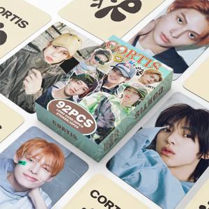 92개 kpop 코르티스 마틴 케온호 레이저 주변기기 포토 카드, 연예인 미니 스티커, 로모 인사말 카드, 팬 컬렉션 선물