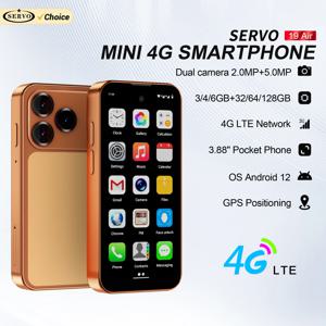 SERVO 19 Air 4G LTE 미니 스마트폰 안드로이드 12.0 시스템 6GB+128GB 플레이 스토어 얼굴 인식 GPS 듀얼 SIM 3.88인치 소형 스마트폰