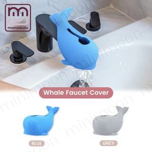 아기 목욕 안전을 위한 고래 수도꼭지 커버, BPA 프리 부드러운 실리콘으로 제작된 조절 가능한 스트랩, 재미있고 보호적인 제품