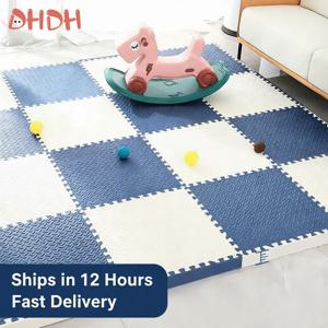 두꺼운 2.5cm 아기 놀이 매트 EVA 폼 타일 맞물림 방지 미끄럼 방지 퍼즐 카펫 어린이 방 유아 안전 바닥 매트