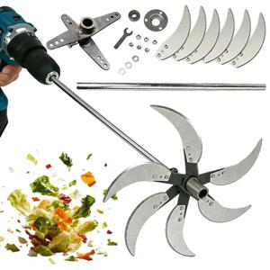 조절 가능한 직경의 잔디 분쇄기 날 - 가축 사료 및 채소 절단용 고탄소 스테인리스 스틸 교체 날