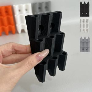 1개 벽걸이형 다트 홀더 랙, 게임룸 및 맨 케이브용 9개의 다트 보관, 견고한 폴리프로필렌 디스플레이 스탠드