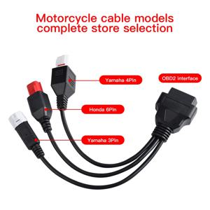 Yamaha 3/4 /6 핀-OBD2 커넥터 오토바이 obdii 진단 케이블 obd 오류 코드 리더 어댑터 연장 케이블