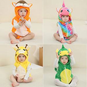 MICHLEY 카니발 아기 Romper 바디 슈트 민소매 신생아 의류 유아 유아 의류 소년 소녀를위한 할로윈 사진 소품