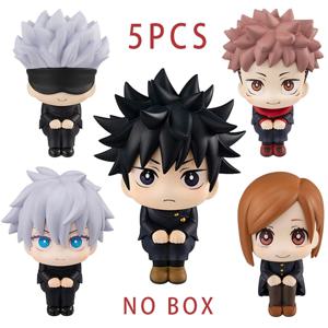 7-9cm 애니메이션 Jujutsu Kaisen 피규어 Itadori Yuji Gojo Satori Fushiguro Megumi Kugisaki Kawaii 장난감 자동차 장식 PVC 모델 선물