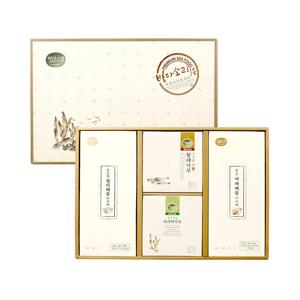 [바다소리] 천연조미료6호 다시마 황태 새우 멸치 가루 선물세트