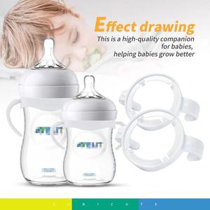 쉬운 그립 아기 병 핸들 안전한 범용 아기 병 홀더 필립스 Avent 용 내구성 아기 수유 병 액세서리