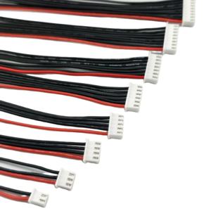 10개 리포 배터리 밸런스 충전기 케이블 22AWG IMAX B6 커넥터 플러그 와이어 10cm-30cm 단일 헤드 1S-8S 배터리용