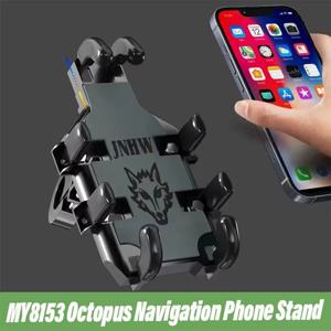 야외 사이클링 휴대폰 홀더 360도 °   회전식 휴대폰 거치대 조절 가능한 방진 핸들바 자전거 오토바이용 휴대폰 거치대