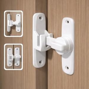5가지 색상 90/180도 플립 도어락 도난 방지 잠금장치 홈 보안 슬라이딩 도어 래치 소형 게이트 래치 하드웨어