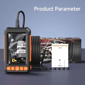 KERUI 1M/5M/10M/20M/30M 산업용 내시경 카메라 4.3인치 싱글/듀얼 렌즈 HD 1080P 자동차 검사 보어스코프 IP67 하수구 카메라