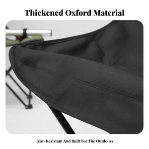 캠프 스툴 교체용 재료 이중 접이식 캠프 의자 시트, 오래 지속되는 내구성, 정원용 간편 설치