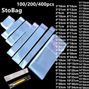 투명 플라스틱 자체 접착 가방 셀프 씰링 작은 가방 펜 쥬얼리 캔디 포장 Resealable 선물 쿠키 포장 가방