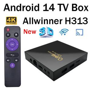 Q96 MAX 스마트 TV 박스 안드로이드 셋톱 박스 Allwinner H313 쿼드 코어 4G WIFI HD 4K 미디어 플레이어 홈 시어터 안드로이드 14 tv 박스