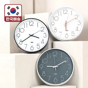 (LETO) 레토 완전 무소음 벽시계 플랫 거실 인테리어 벽걸이 시계 LPC-C08
