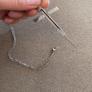 개폐식 스테인레스 스틸 크로스 목걸이, 남성 패션 쥬얼리 체인, 멋진 여성 여아용 EDC 도구, 멀티 도구 선물