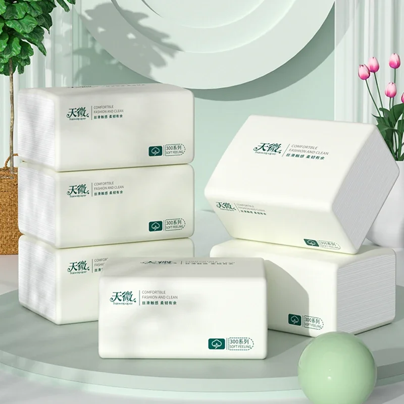 30팩 200매 화장지 풀케이스 도매 로그 냅킨 엠보싱 페이셜 티슈 가정용 종이 타월