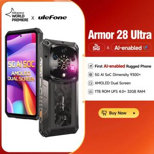 Ulefone Armor 28 Ultra 5G AI 견고한 전화기 1TB ROM+32GB RAM 안드로이드 스마트폰 AMOLED 6.67